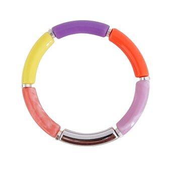 Bracelets tubos colorés 16