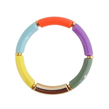Bracelets tubos colorés 18