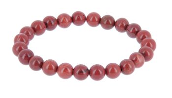 Bracelet Jaspe rouge 8mm