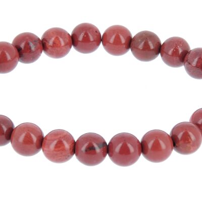 Bracelet Jaspe rouge 8mm