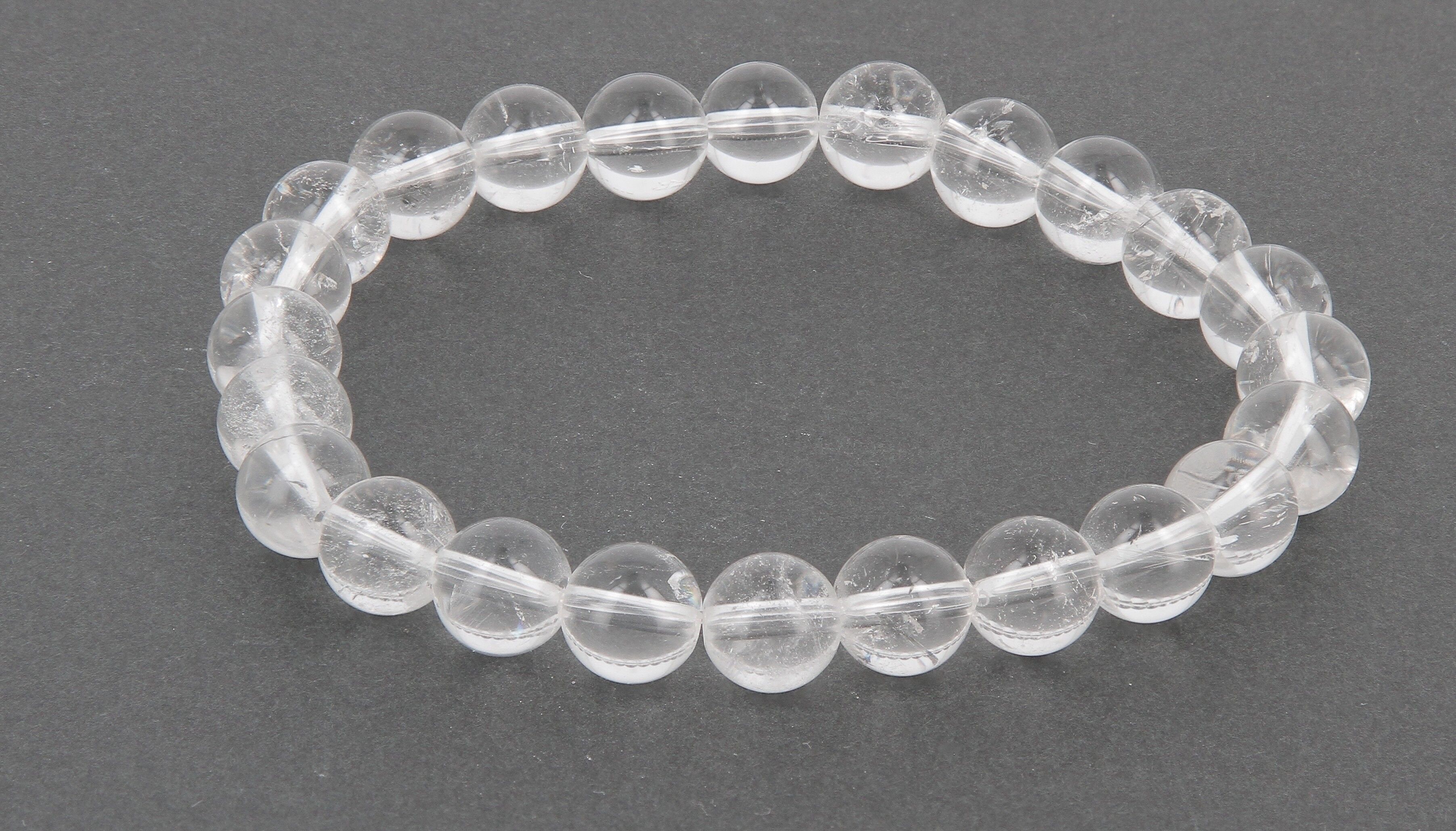 Rock crystal bracelet 8mm