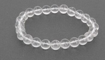 Bracelet cristal de roche 8mm