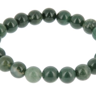 Bracelet Agate mousse 8mm