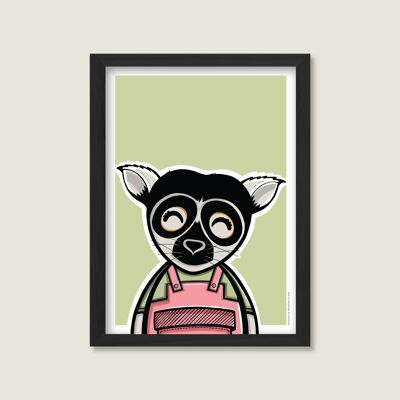Lemur Print
