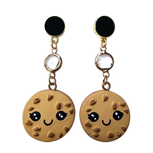 Cute 'Lil Snack Earrings - Cookie