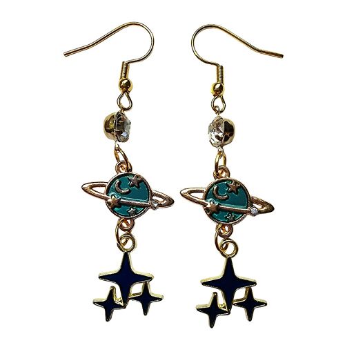 Stardust Earrings - Blue