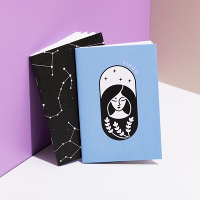 Virgo Notebook Set | Zodiac | Constellation