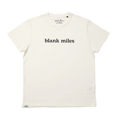 Blank Miles logo bianco basico