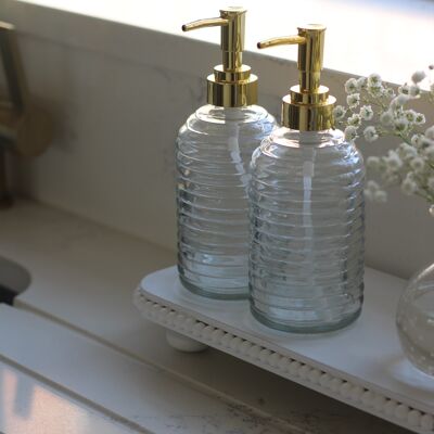 Soap Dispensers - Rippled Gold