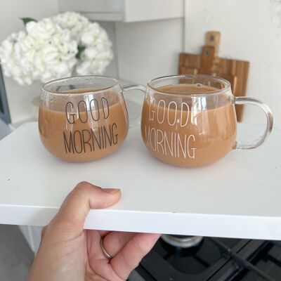 Set of 2 Good Morning Mugs