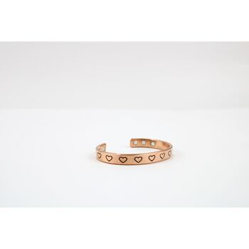 Bracelet magnétique en cuivre pur (Design 10) 1