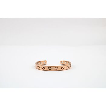 Bracelet magnétique en cuivre pur (Design 10) 2