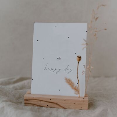 Saying card Happy Day (PU = 10 pieces)