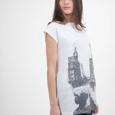 T-shirt Long cotone New York