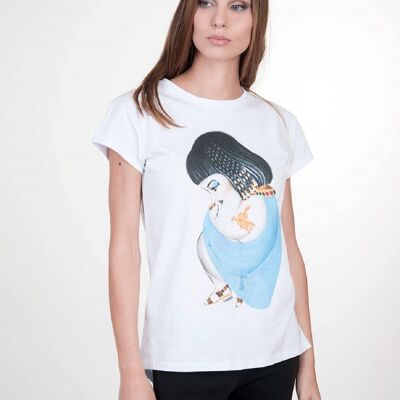 T-shirt over cotone basico Cleopatra