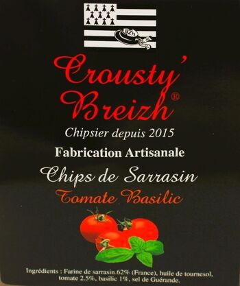 Chips de sarrasin TOMATE BASILIC VRAC 1kg 2