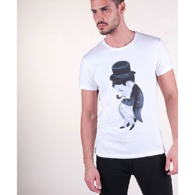 T-shirt regular cotone basico Fame - BIANCO