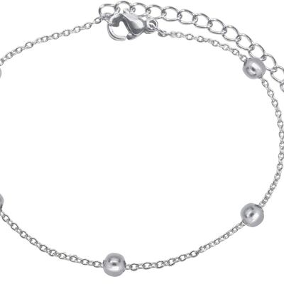 Stainless steel ball bracelet