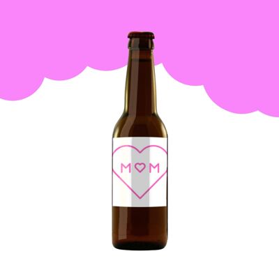 Personalized Beer – Mom heart