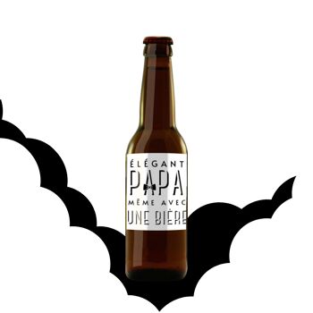 Bière Personnalisée – Papa Elegant 1