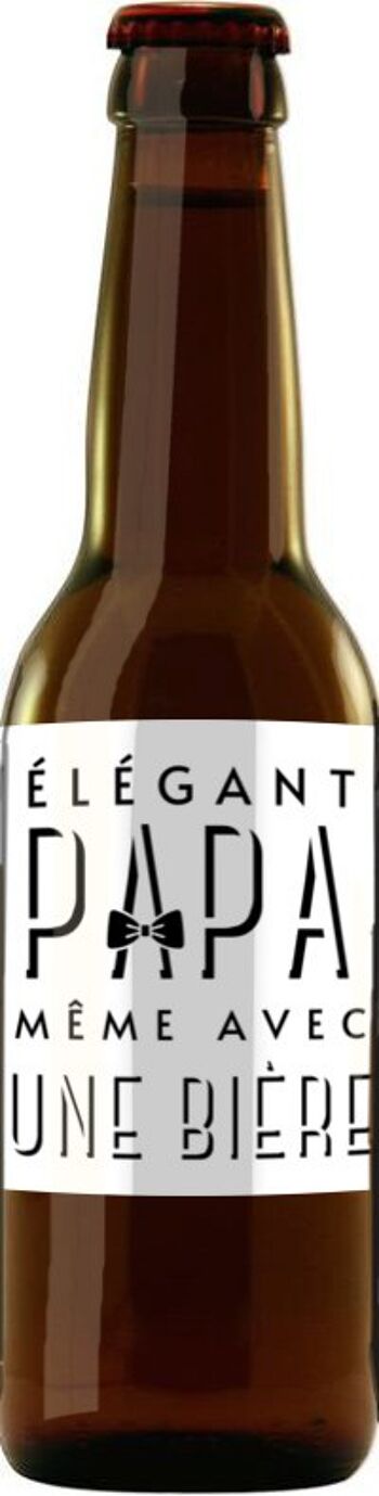 Bière Personnalisée – Papa Elegant 2