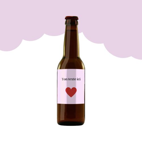 Bière personnalisée - La Bière de (personnalise avec ton prénom)