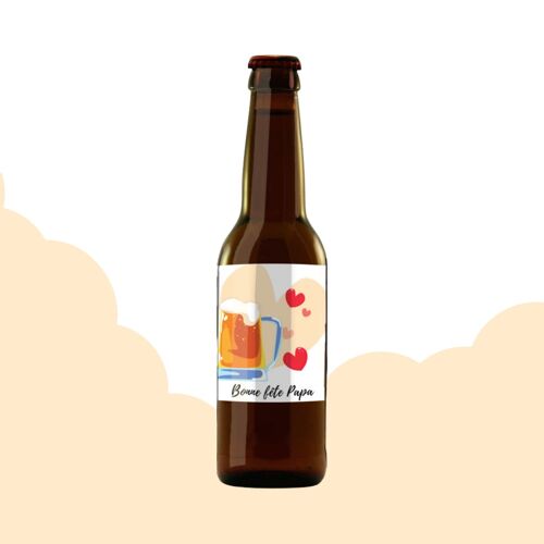 Bière personnalisée – Bonne fête papa