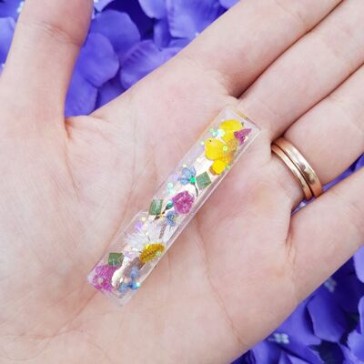 Real Flower Petal Pressed Hairclip Hairslide