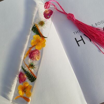 Real Flower Bookmark