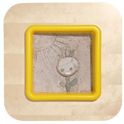 HABA - Material Box, Square, yellow - Educational Toy