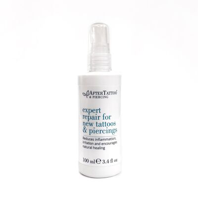 Tattoo & Permanent Makeup Aftercare, Aftercare pour maquillage permanent, tatouages et piercings, 100ml AfterTattoo & Piercing