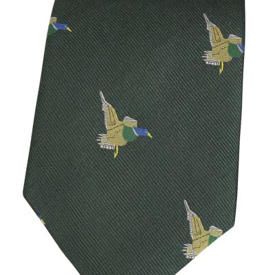 GT10  -  100% Silk Woven Tie / Duck