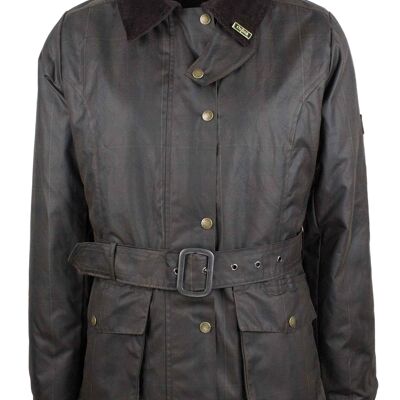 W306  -  Womens Tartan Kensington Wax Jacket