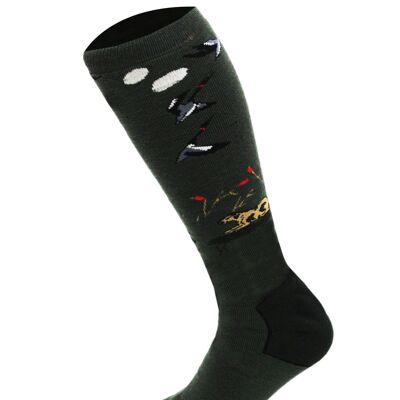 542 -  Men's Knee High Hunting Socks (2 Pack)