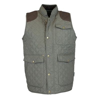 W143  -  Men's Thistle Quilted Gilet