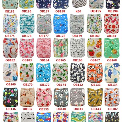 Cloth diapers for babies, adjustable