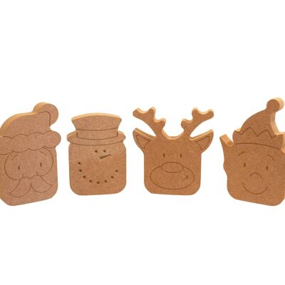 Christmas Cubies Set of 4