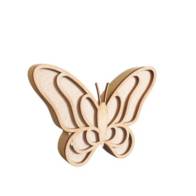 Freestanding Layered Butterfly