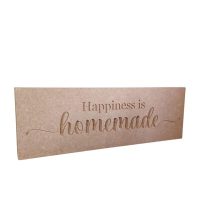Happiness is Homemade, freestanding plaque