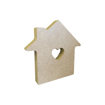 House with a Heart Cut Out - 15cm
