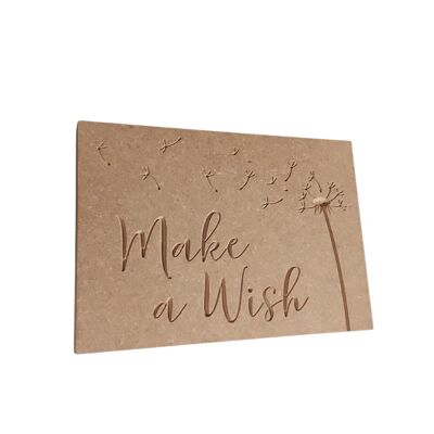 Make a Wish - Engraved Plaque