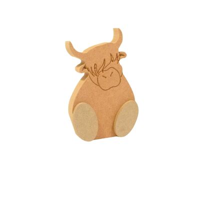 Wonky Highland Cow - Large