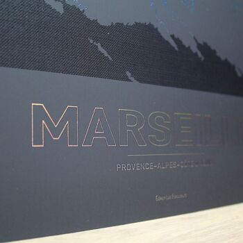 Poster Marseille - Minimalist map - 30 x 40 cm 5