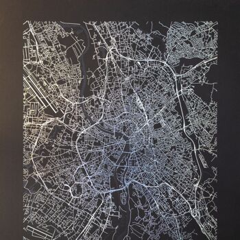 Toulouse poster - Minimalist map - 30 x 40 cm 4