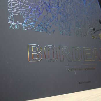 Bordeaux poster - Minimalist map - 30 x 40 cm 5
