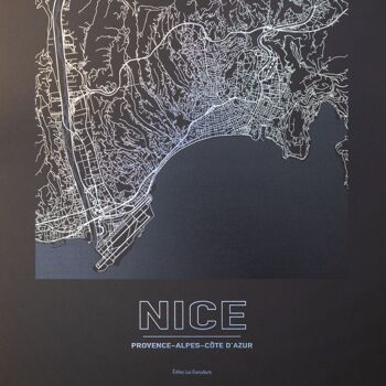 Nice poster - Minimalist map - 30 x 40 cm 4