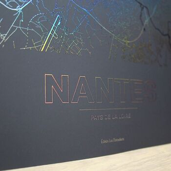 Poster Nantes - Minimalist map - 30 x 40 cm 5