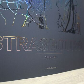 Strasbourg poster - Minimalist map - 30 x 40 cm 5