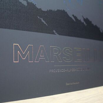Poster Marseille - Minimalist map - 50 x 70 cm 5