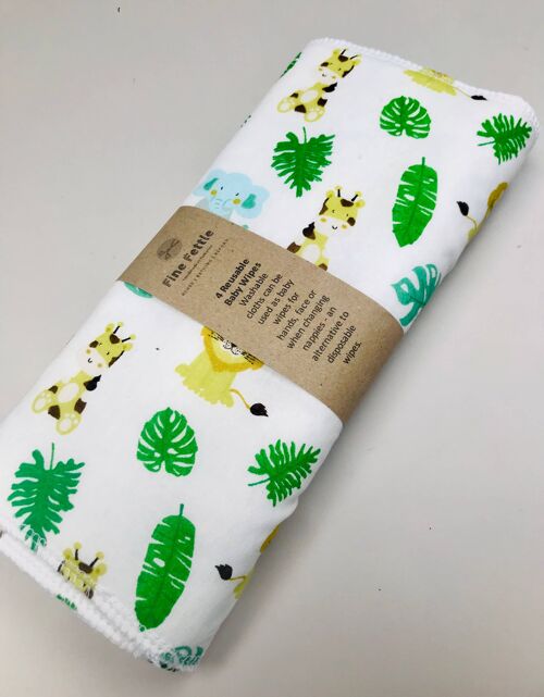 Reusable baby wipes